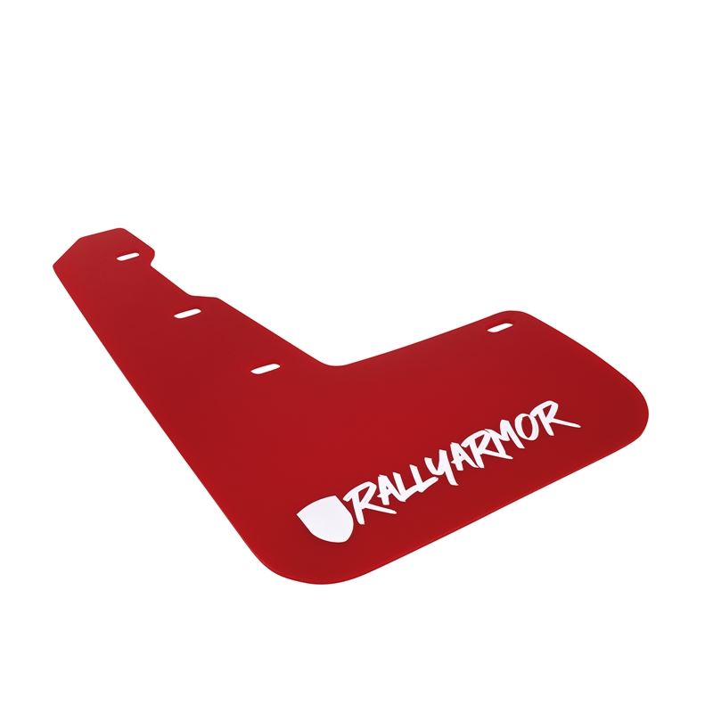 RALLY ARMOR UR MUDFLAPS - NEW ERA - RED/WHITE LOGO - 2015-2021 WRX, 2015-2021 STI