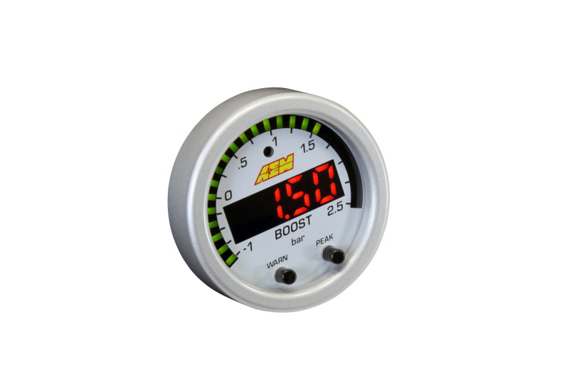 AEM Electronics X-Series Boost Gauge 52mm - Universal -30-35PSI