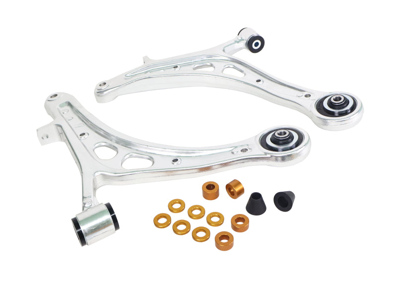 Whiteline Alloy Front Lower Control Arms with Caster Correction - Pair - 2015-2021 WRX / 2015-2021 STI
