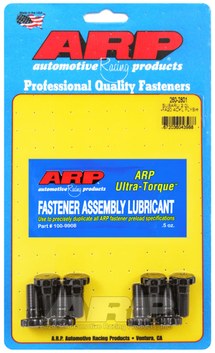 ARP Flywheel Bolts - FA20 & FA24 - 15-21 WRX, 2022+ WRX, 13-21 BRZ, 2022+ BRZ, 2022+ GR86