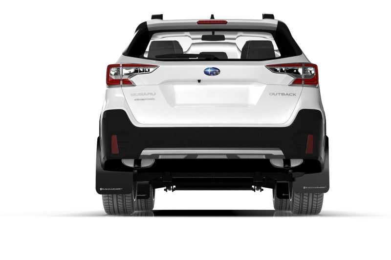 Rally Armor UR Black Mud Flap w/ Grey Logo  - 2020-2025 Subaru Outback