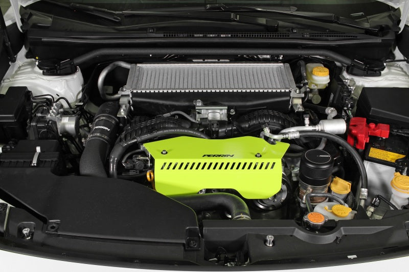 Perrin Pulley Cover - Neon Yellow - 2022+ WRX