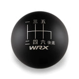 Billetworkz Weighted Shift Knob w/ 6 Speed WRX Japanese Engraving - 2015-2021 WRX, 2022+ WRX