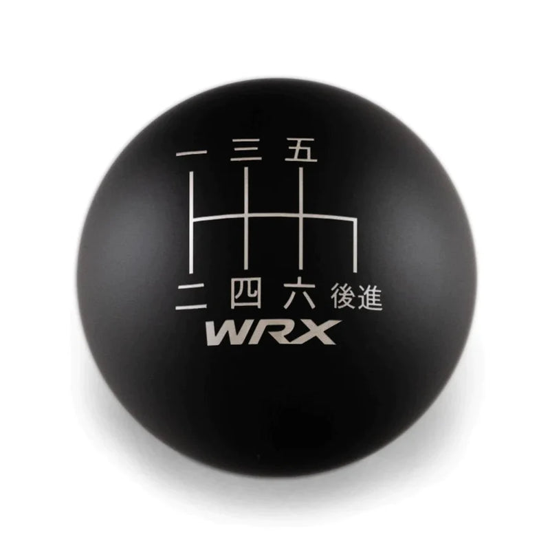 Billetworkz Weighted Shift Knob w/ 6 Speed WRX Japanese Engraving -  2015-2021 WRX, 2022+ WRX