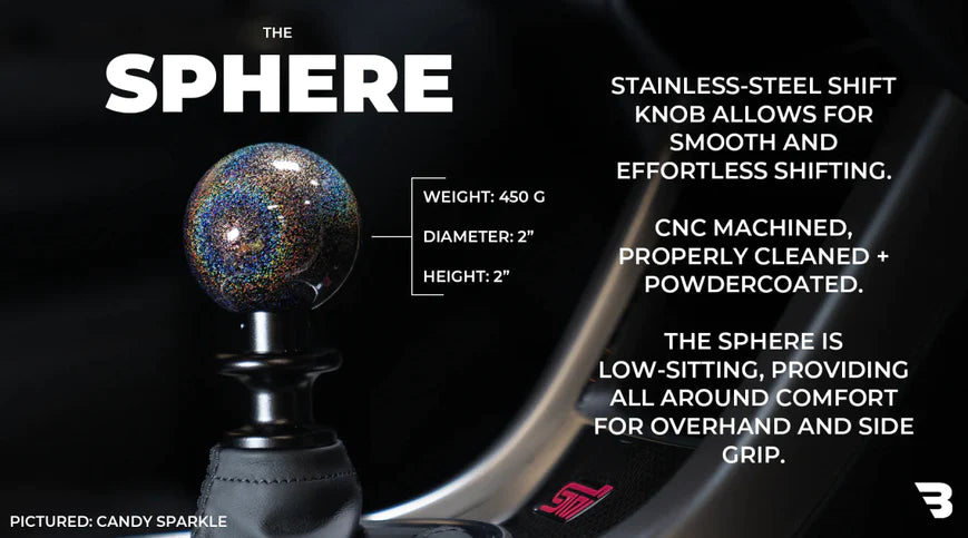 Billetworkz Weighted Shift Knob w/ 6 Speed WRX Japanese