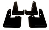 RALLY ARMOR UR MUD FLAPS - BLACK/GREY LOGO - 11-14 WRX HATCHBACK, 08-14 STI HATCHBACK