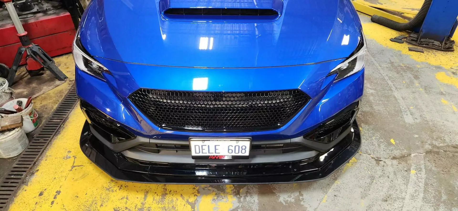 Ventus Autoworks 2PC Front Splitter for AFD/JXR Front lip - 2022-2025 Subaru WRX