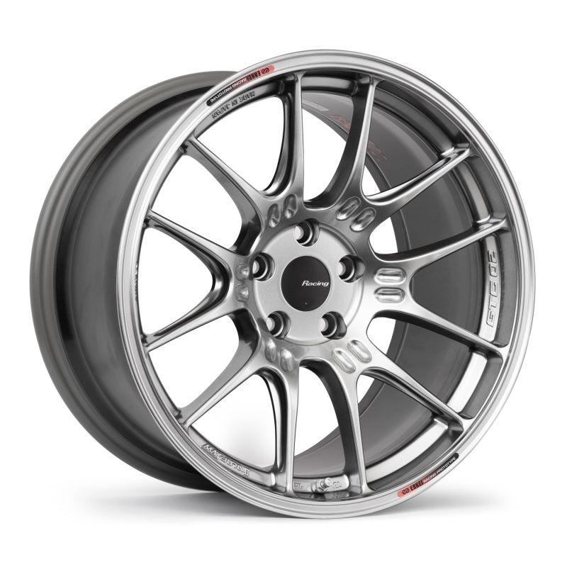 Enkei GTC02 19x8.5 +35 5x114.3 Hyper Silver Wheel
