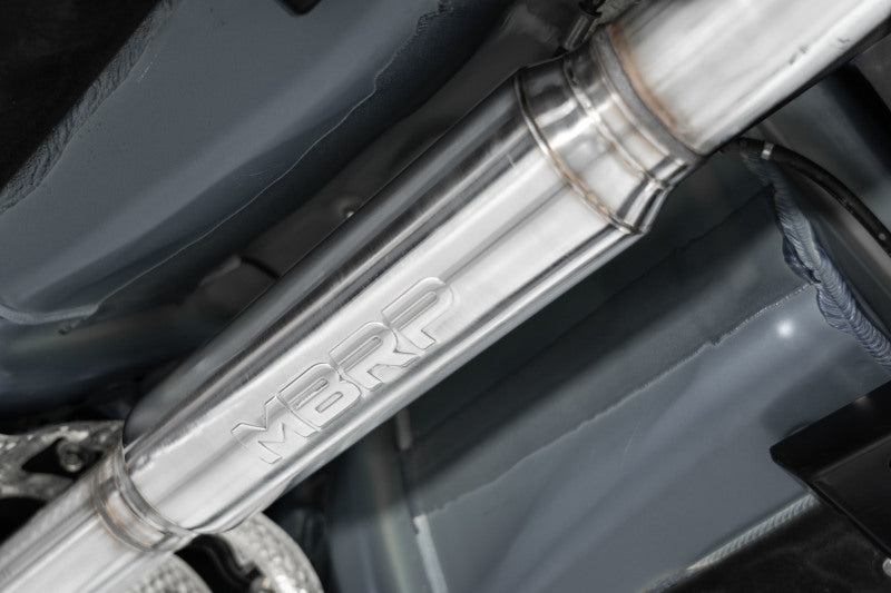 MBRP 3in Cat-Back Dual Split Rear Quad Tips Race Profile Exhaust - 2022+ Subaru WRX