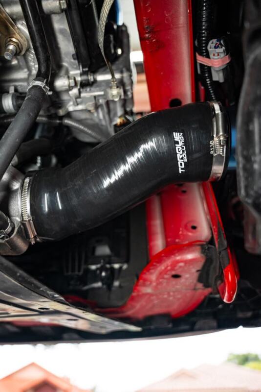 Torque Solution Titanium Intake Pipe Kit (Burnt Blue) - 2022+ Subaru WRX