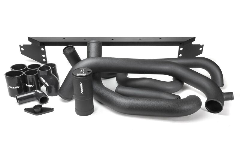 Perrin Front Mount Intercooler Boost Tube Kit - Black - 2002-2007 WRX, 2004-2007 STI