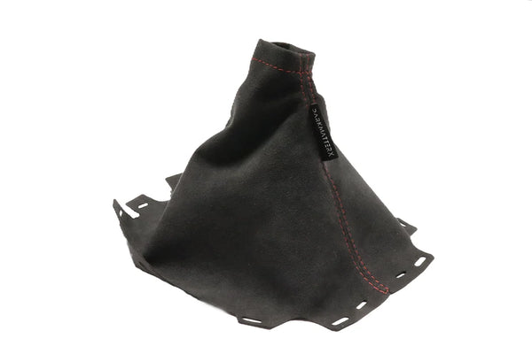 DARKMATTERX Alcantara Shift Boot Charcoal Black w/ Red Thread - 2015-2021 WRX