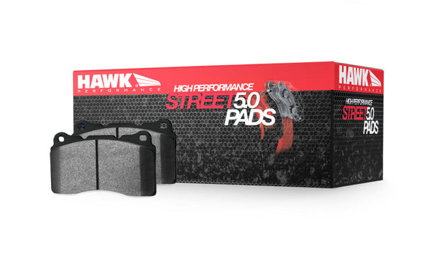 Hawk Performance HPS 5.0 Rear Brake Pads - 22-23 WRX w/o eyesight, 2013-2021 BRZ, 2022+ BRZ, 2010-2012 Legacy GT, 2014-2015 Forester XT