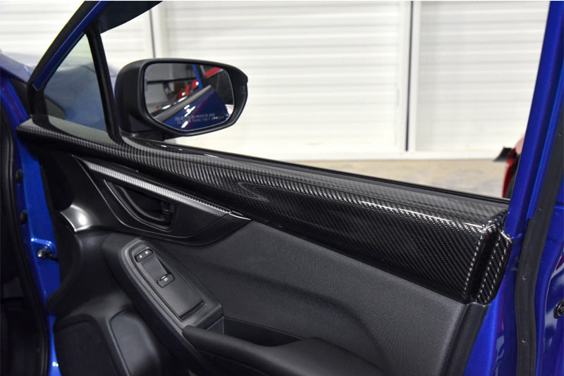 OLM CF UPPER FRONT DOOR PANELS - Subaru WRX 2022+
