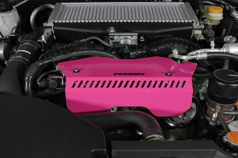 Perrin Pulley Cover - Hyper Pink - 2022+ WRX