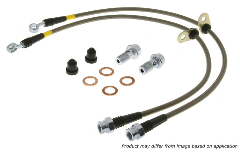 StopTech Front Stainless Steel Brake Lines - 13-21 BRZ