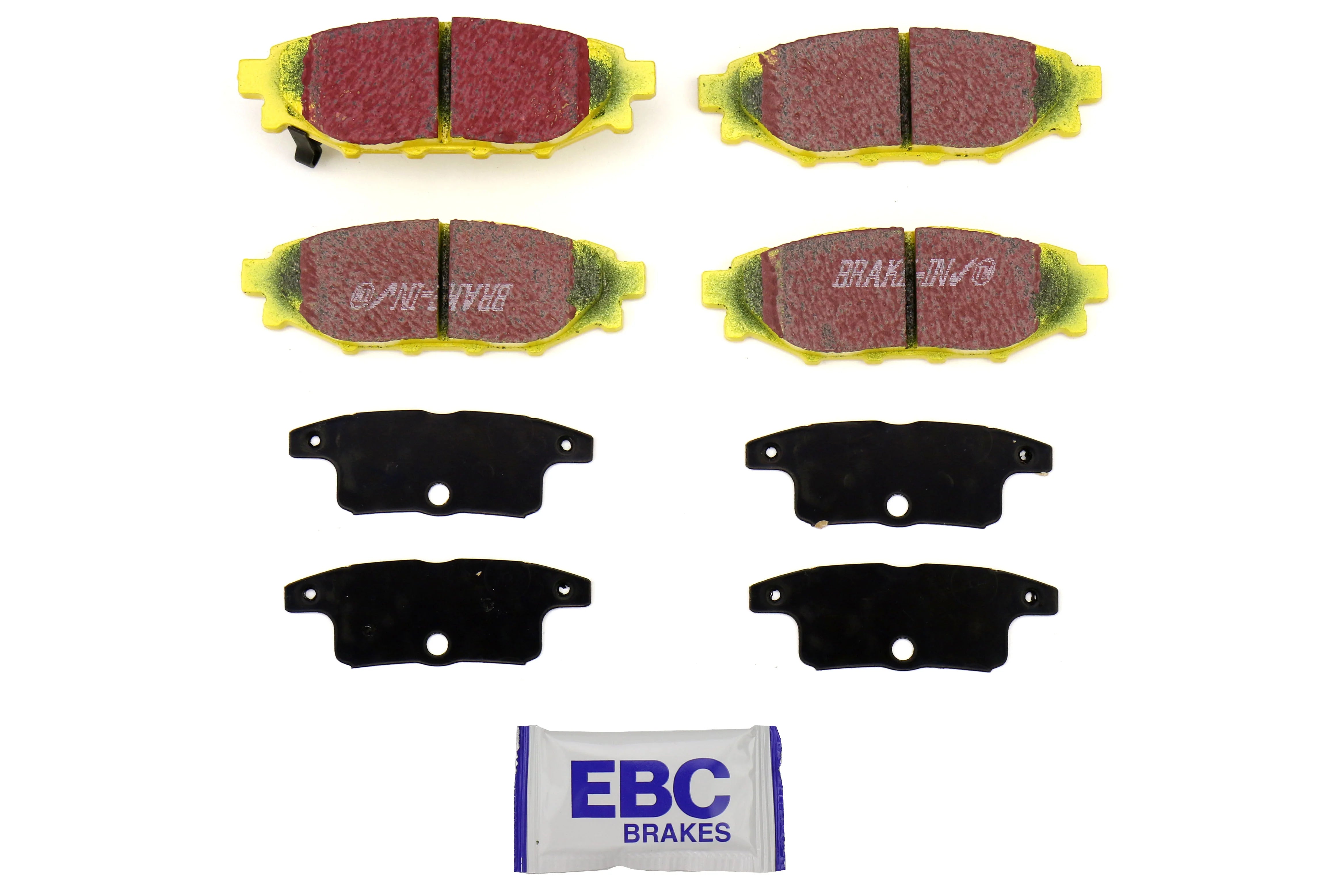 EBC Yellowstuff Rear Brake Pads - 09-18 FXT, 08-21 WRX w/ Steel Calipers