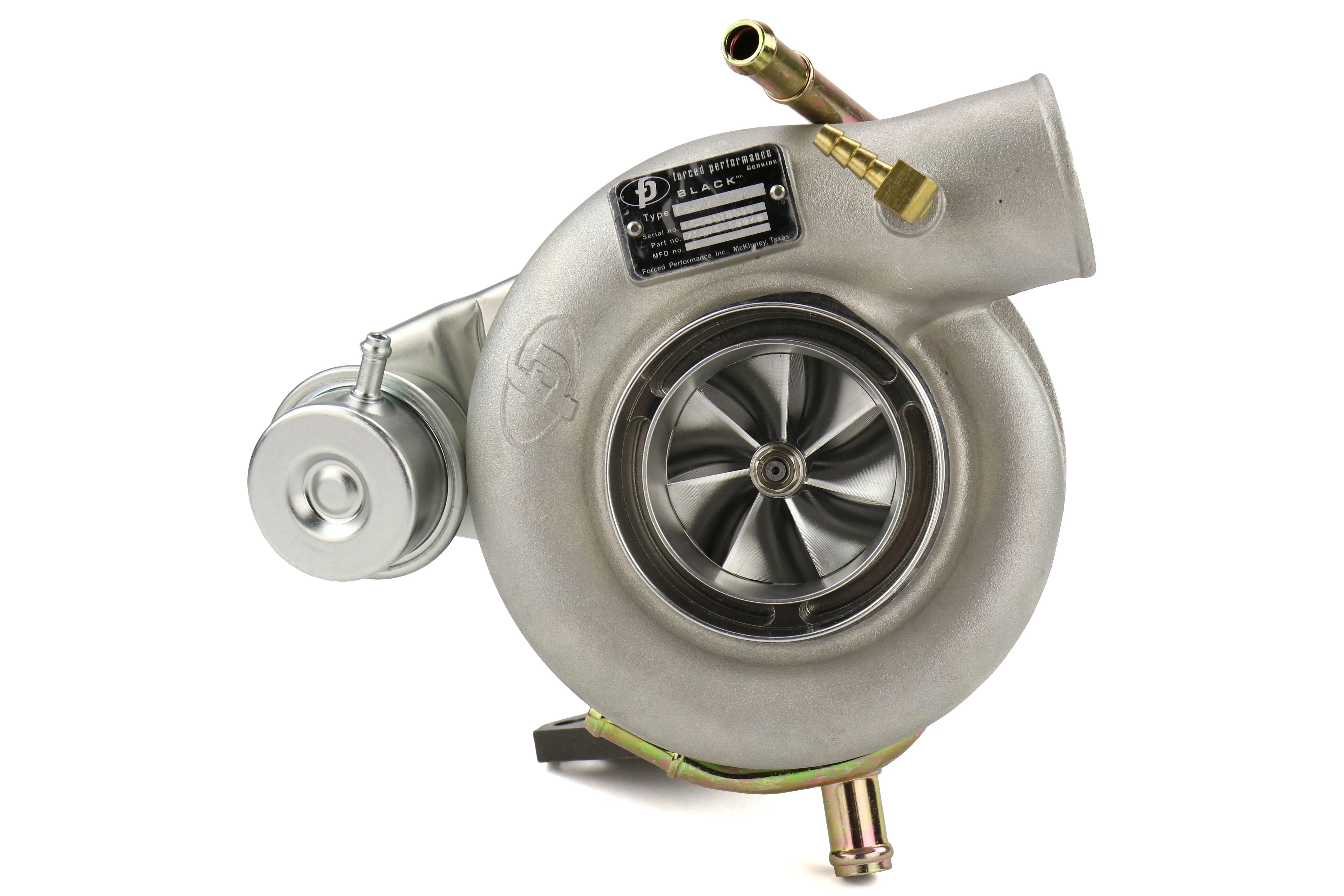 FORCED PERFORMANCE BLACK HTZ TURBO CHARGER - 84mm Inlet - Internal Wastegate - 02-07 WRX, 04+ STI