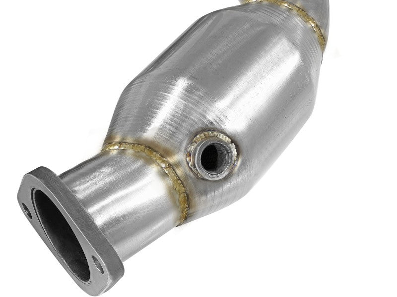 aFe Twisted Steel 304 Stainless Steel Long Tube Header w/ Cat - 13-21 BRZ