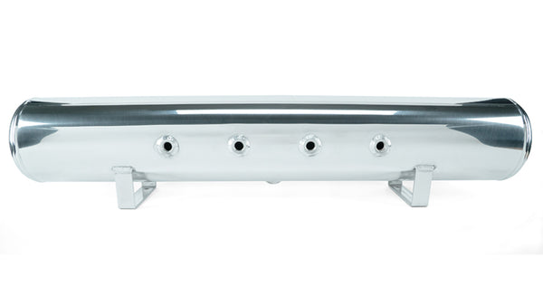 5 Gal. Polished Tank w/ Viair 444c chrome compressor, 1/4" & 3/8" fittings & tank mounting hardware