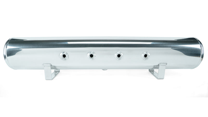 5 Gal. Polished Tank w/ Viair 444c chrome compressor, 1/4" & 3/8" fittings & tank mounting hardware