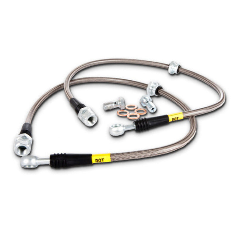 StopTech Stainless Steel Rear Brake Lines - 05-06 LGT