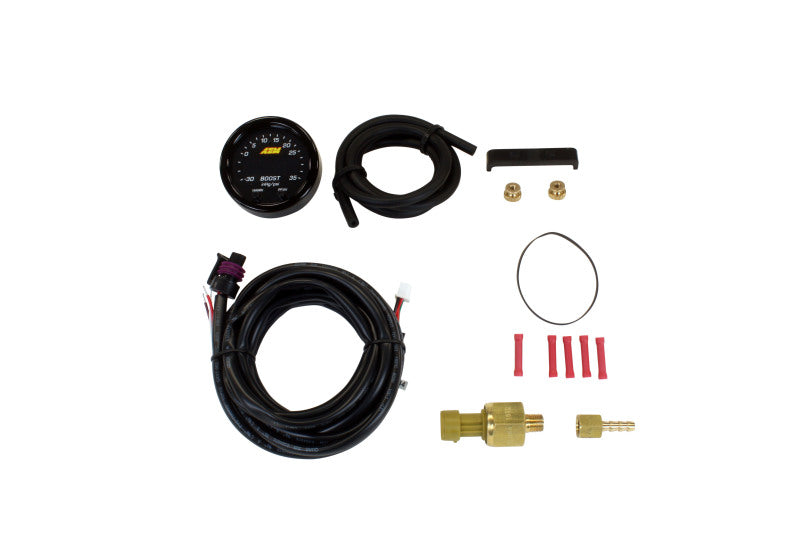 AEM Electronics X-Series Boost Gauge 52mm - Universal -30-35PSI