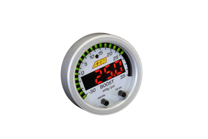AEM Electronics X-Series Boost Gauge 52mm - Universal -30-35PSI