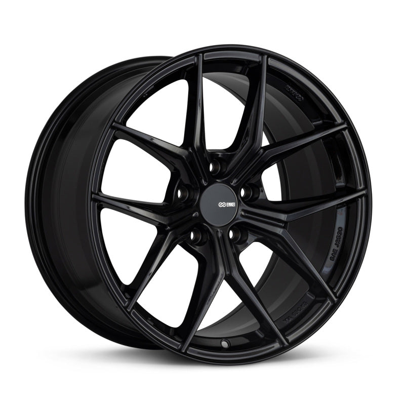 Enkei TSR-X 18x8.0 +35 5x114.3 Gloss Black Wheel