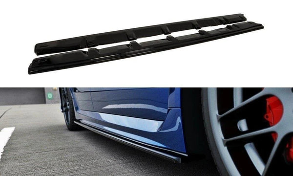 MAXTON DESIGN GLOSS BLACK SIDE SKIRTS - WRX / STI 2015-2021