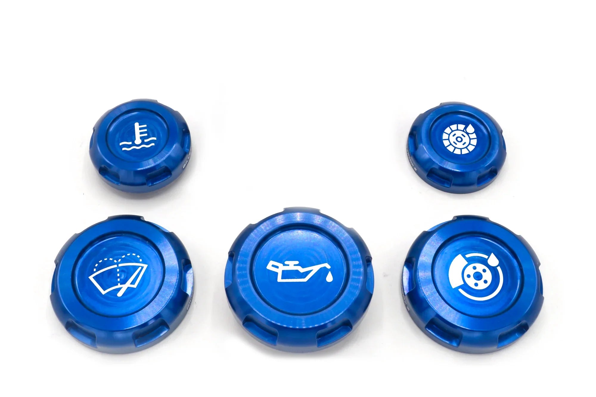 BILLETWORKZ ENGINE BAY CAPS - ZERO SERIES - FLUID ENGRAVING - 13-21 BRZ, 2022+ BRZ