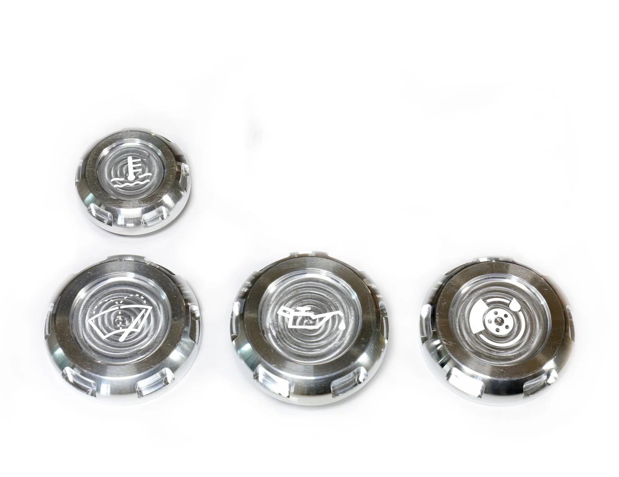 BILLETWORKZ ENGINE BAY CAPS - ZERO SERIES - FLUID ENGRAVINGS - 2015-21