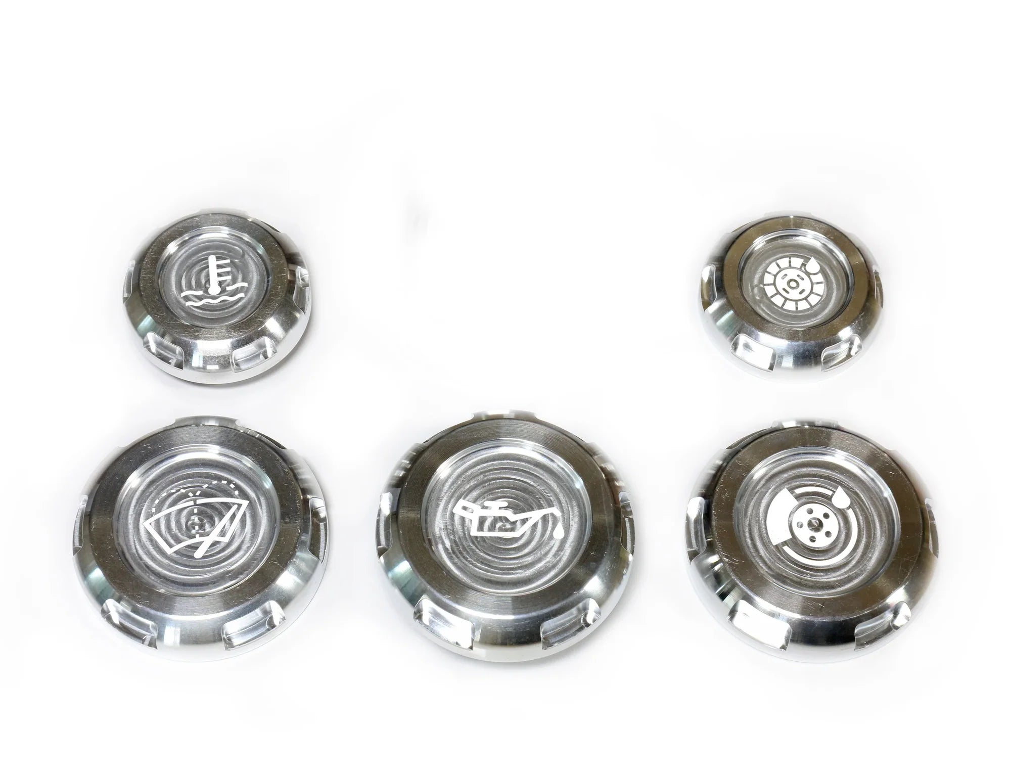 BILLETWORKZ ENGINE BAY CAPS - ZERO SERIES - FLUID ENGRAVING - 13-21 BRZ, 2022+ BRZ
