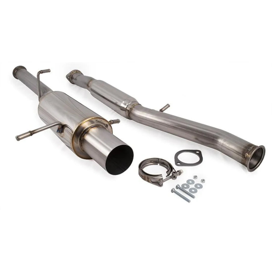 ETS Single Exit Catback Exhaust System - 04-07 Subaru STI