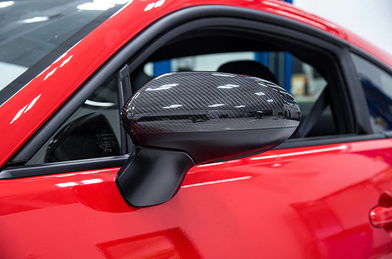 OLM Carbon Fiber Mirror Covers - 2022+ Subaru BRZ, Toyota GR86