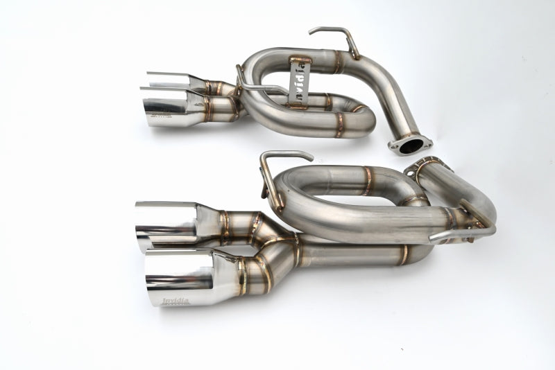 Invidia Twin Loop 3.5in. Single Layer S.S Tip Axle-Back Exhaust - 2022+ WRX