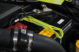 GRIMMSPEED LIGHTWEIGHT BATTERY TIEDOWN - UNIVERSAL SUBARU - NEON YELLOW