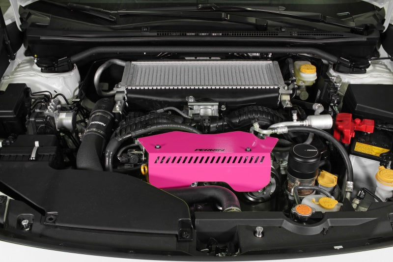Perrin Pulley Cover - Hyper Pink - 2022+ WRX