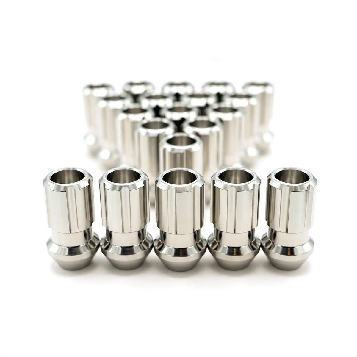 BILLETWORKZ TITANIUM LUG NUTS - BRUSHED - 12X1.25MM