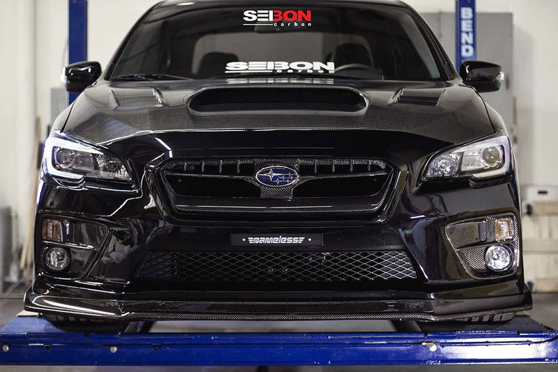 Seibon Carbon Fiber Front Grille - 2015-2017 WRX/STI