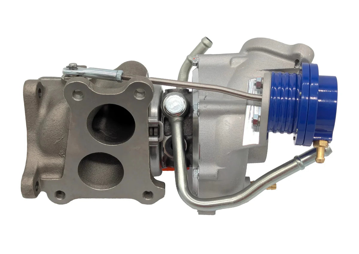 Forced Performance Blue L.O.P.E. Turbo 10cm Hotside w/ Internal Wastegate - 2015-2021 WRX