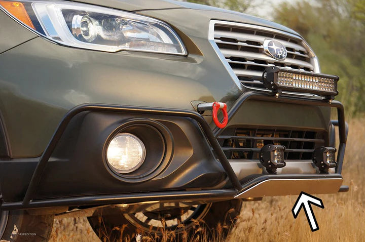 FRONT PLATE - OUTBACK - *BIG BUMPER GUARD* - OPTION