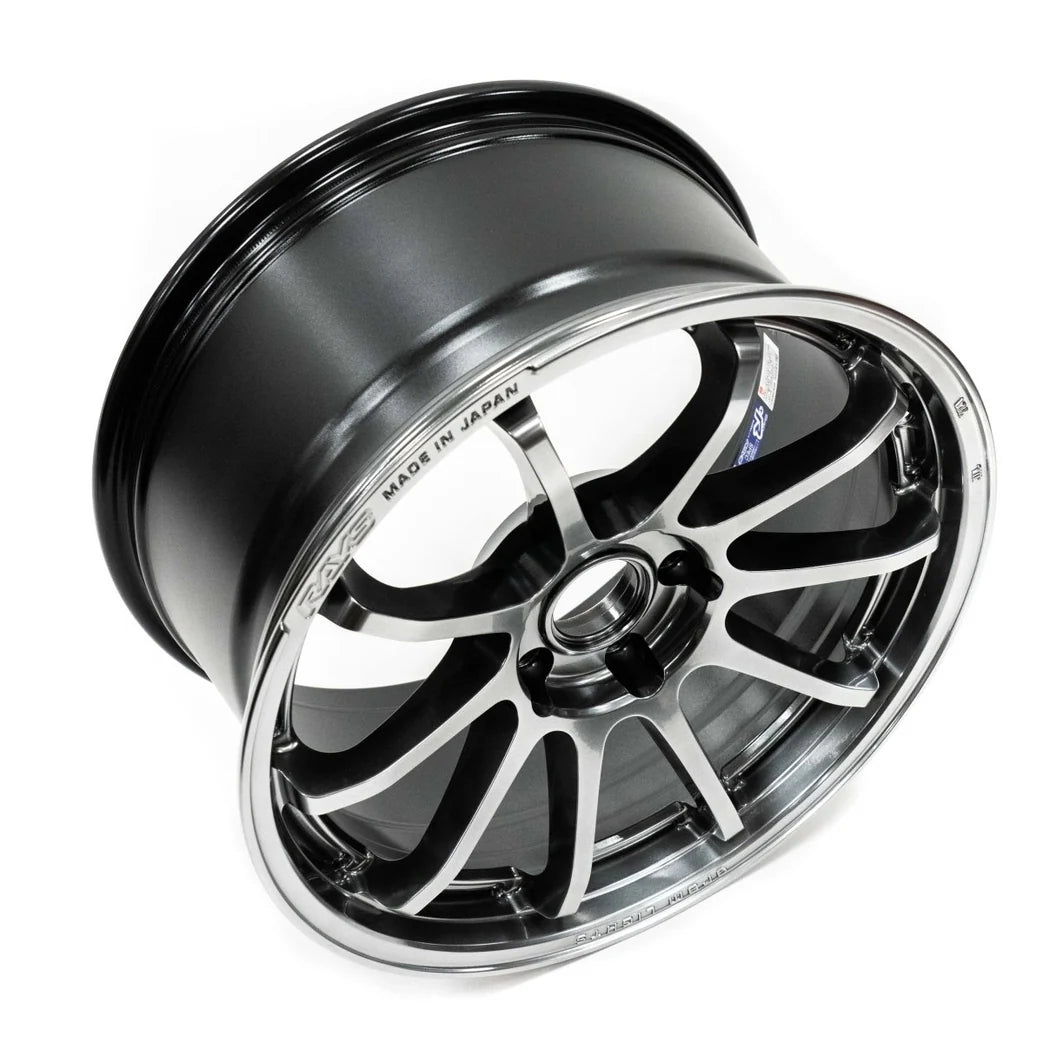 Gram Lights 57NR 18x9.5 +38 5x114.3 Grace Silver Wheel