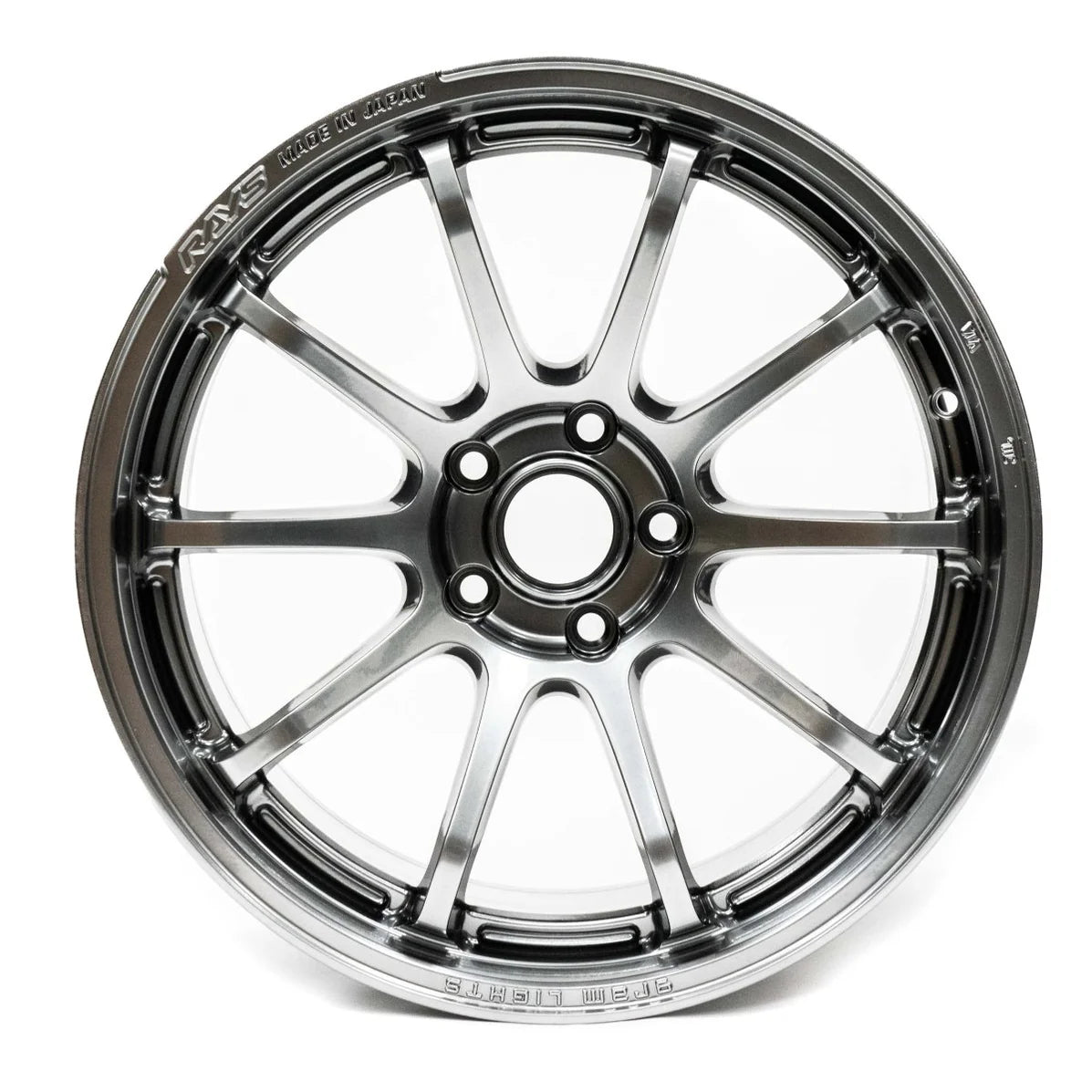 Gram Lights 57NR 18x9.5 +38 5x114.3 Grace Silver Wheel