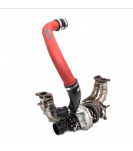 GRIMMSPEED TOP MOUNT INTERCOOLER CHARGE PIPE KIT - '15-21 WRX - RED