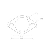 GrimmSpeed Universal Exhaust Gasket 2.25-2.5in - Universal