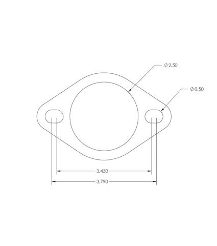 GrimmSpeed Universal Exhaust Gasket 2.25-2.5in - Universal