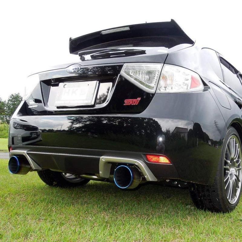 HKS SUPER TURBO TI-TIP CAT-BACK EXHAUST - 2008-2014 IMPREZA WRX & STI
