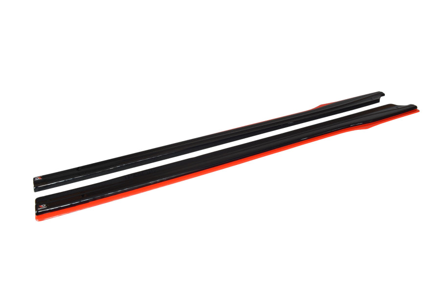 CLEARANCE - Maxton Design Redline Gloss Black Side Skirt Diffusers - Scion FR-S 2013-2016 / Subaru BRZ 2013-2021 / Toyota 86 2017+