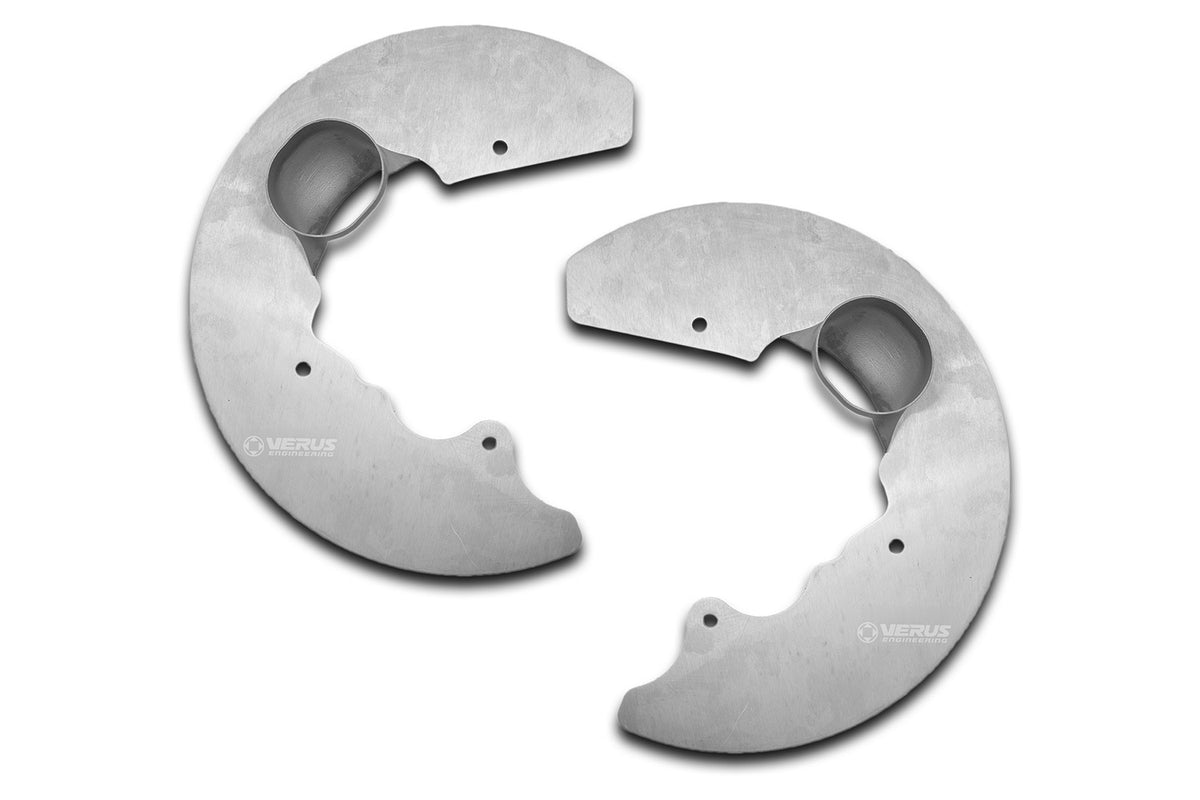 Verus Engineering Brake Backing Plate Kit with Carbon Ducts - 15-21 WRX/STI